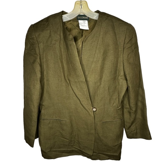 Harve Benard by Benard Holtzman Linen Blend Suit‎ Jacket - Picture 1 of 5